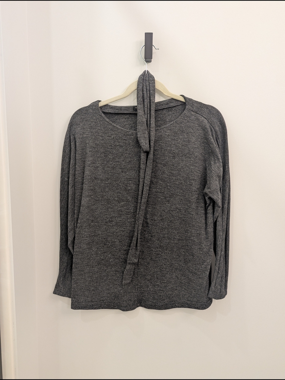 Banana Republic Charcoal Pullover With Waist Tie-Belt